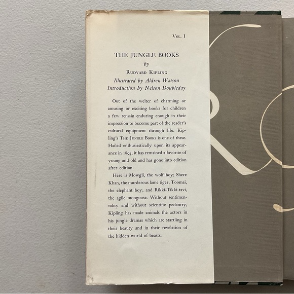 The Jungle Books by Rudyard Kipling Vintage Hardcover Books - Picture 2 of 10